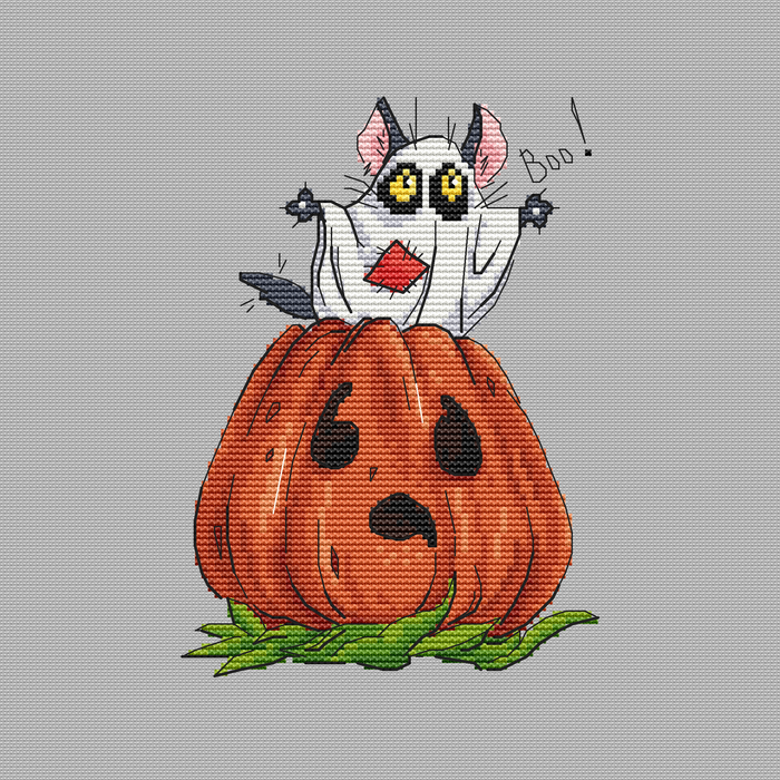 BOO - PDF Cross Stitch Pattern