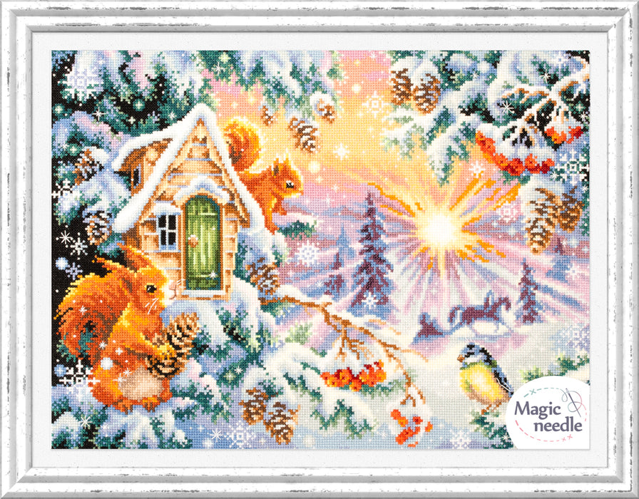 Winter Morning 110-700 Counted Cross-Stitch Kit