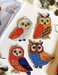 "Owls" 110CS Counted Cross-Stitch Kit - Wizardi