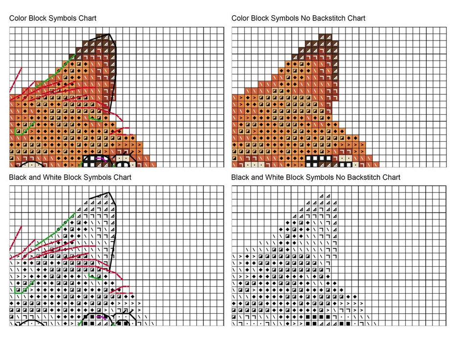 Fox with Notebooks - PDF Cross Stitch Pattern