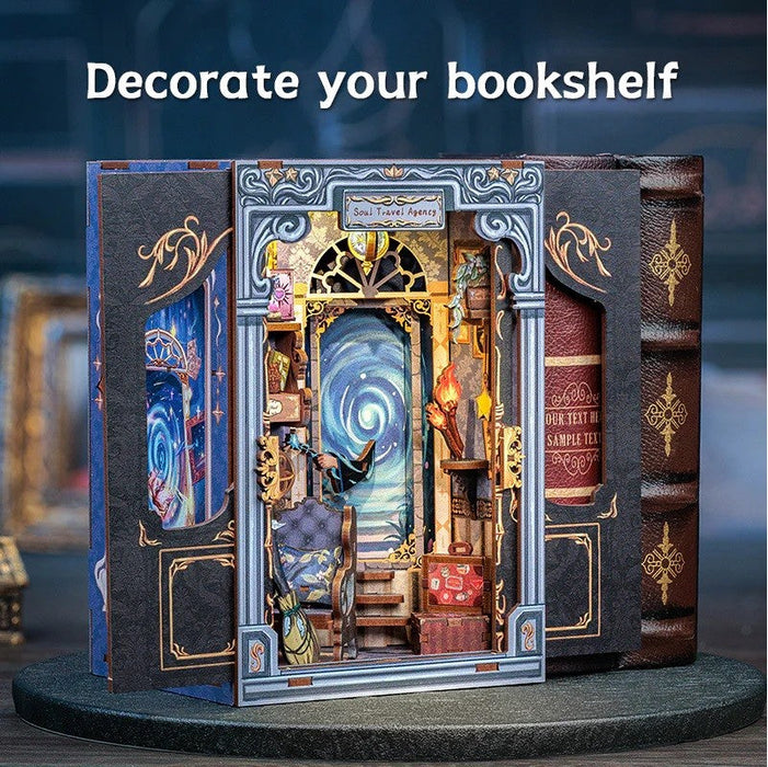 Book Nook Wizardi Miniature - Soul Travel Agency Roombox Kit