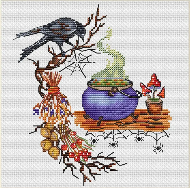 Crow - PDF Cross Stitch Pattern