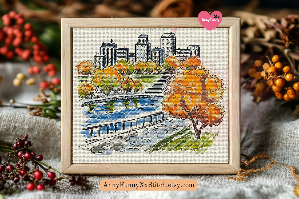 Lyrics of Autumn - PDF Cross Stitch Pattern