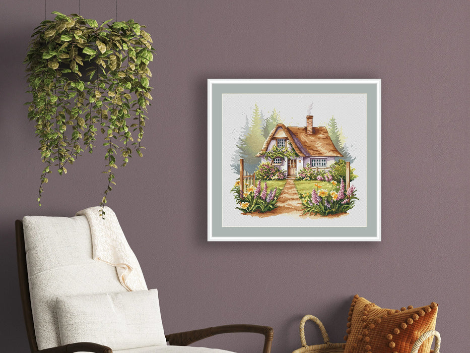 Enchantimg English House & Garden - PDF Cross Stitch Pattern