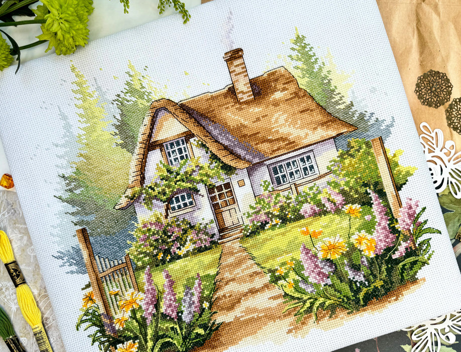 Enchantimg English House & Garden - PDF Cross Stitch Pattern