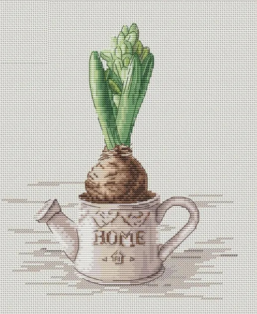 Hyacinth - PDF Cross Stitch Pattern