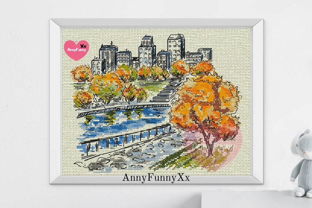 Lyrics of Autumn - PDF Cross Stitch Pattern