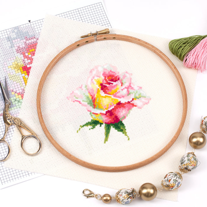 Blooming Rose 150-004 Counted Cross-Stitch Kit