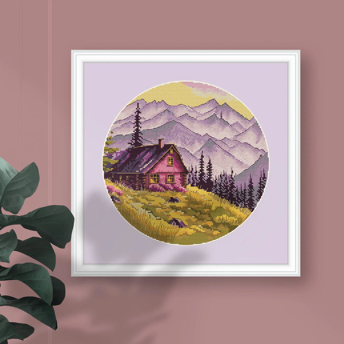 Enchanted Mountain Retreat - PDF Cross Stitch Pattern