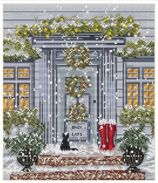 House for a Cat - PDF Cross Stitch Pattern