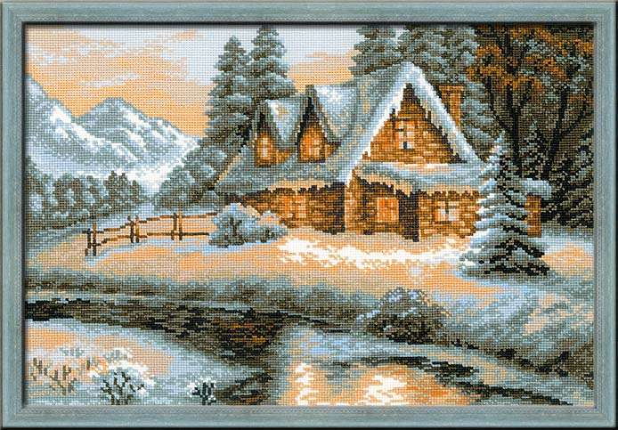 Winter View R1080 Counted Cross Stitch Kit