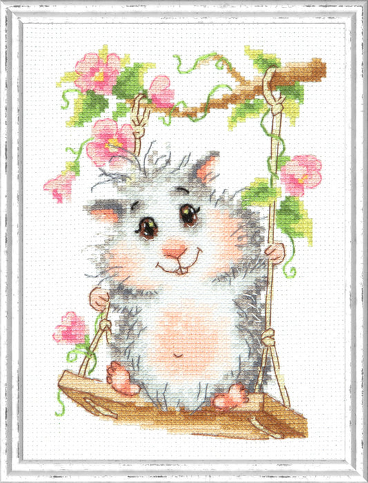 On the Swing 19-13 Counted Cross-Stitch Kit