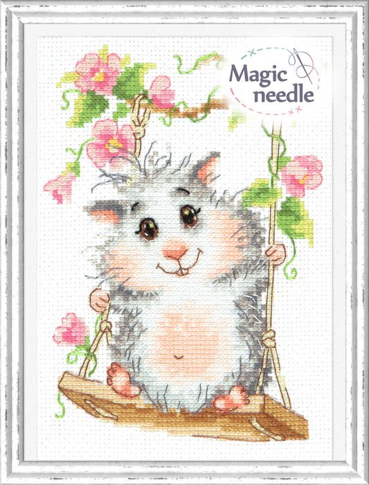 On the Swing 19-13 Counted Cross-Stitch Kit