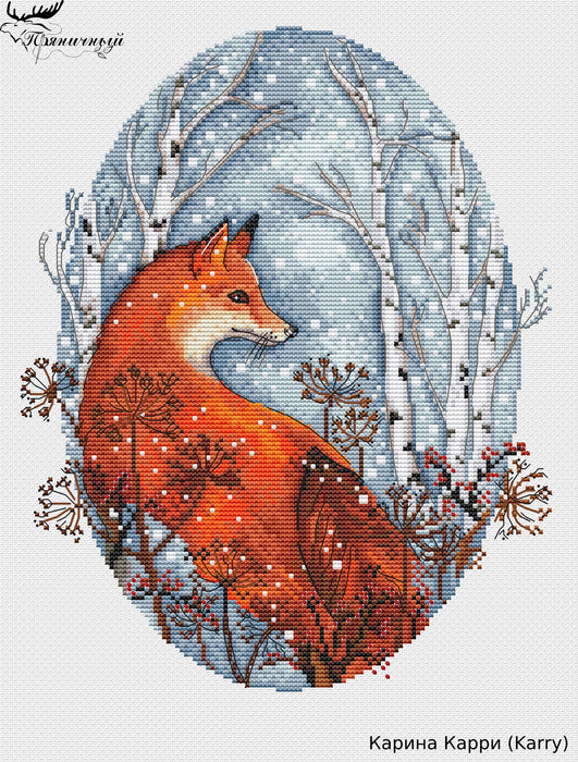 The seasons. Fox - PDF Cross Stitch Pattern