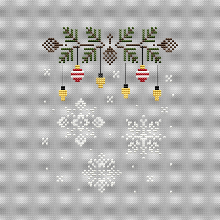 Snowflakes - PDF Cross Stitch Pattern