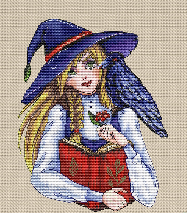 Little Witch - Free PDF Cross Stitch Pattern