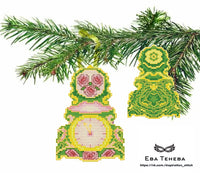 Antique Clock - PDF Cross Stitch Pattern