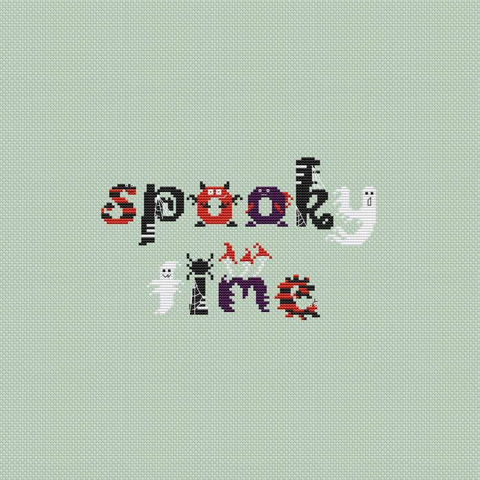 Spooky time - PDF Cross Stitch Pattern