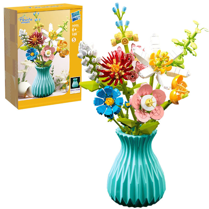 Constructor flower bouquet in a vase F07M9-5(109)