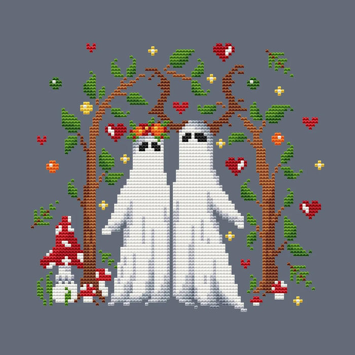 Ghosts in Love - PDF Cross Stitch Pattern