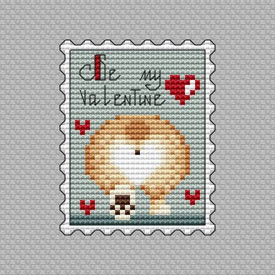 Be my valentine - PDF Cross Stitch Pattern