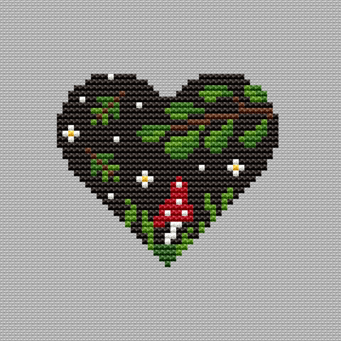 In Forest - PDF Cross Stitch Pattern