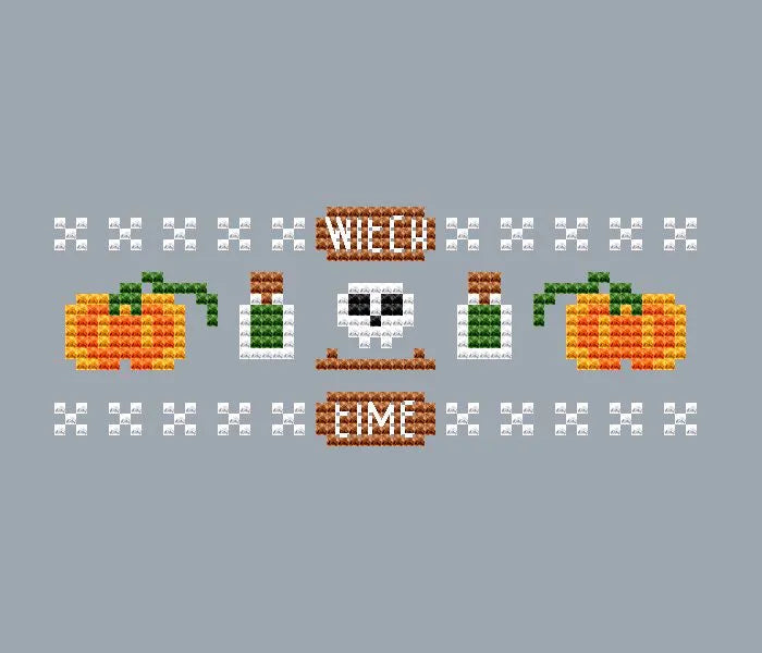 Witch time - PDF Cross Stitch Pattern