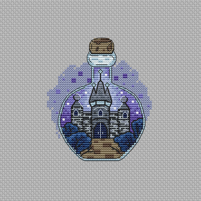 Magic in a bottle - PDF Cross Stitch Pattern