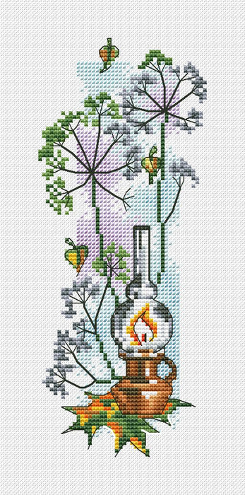 Autumn Lanterns. Dill - PDF Cross Stitch Pattern