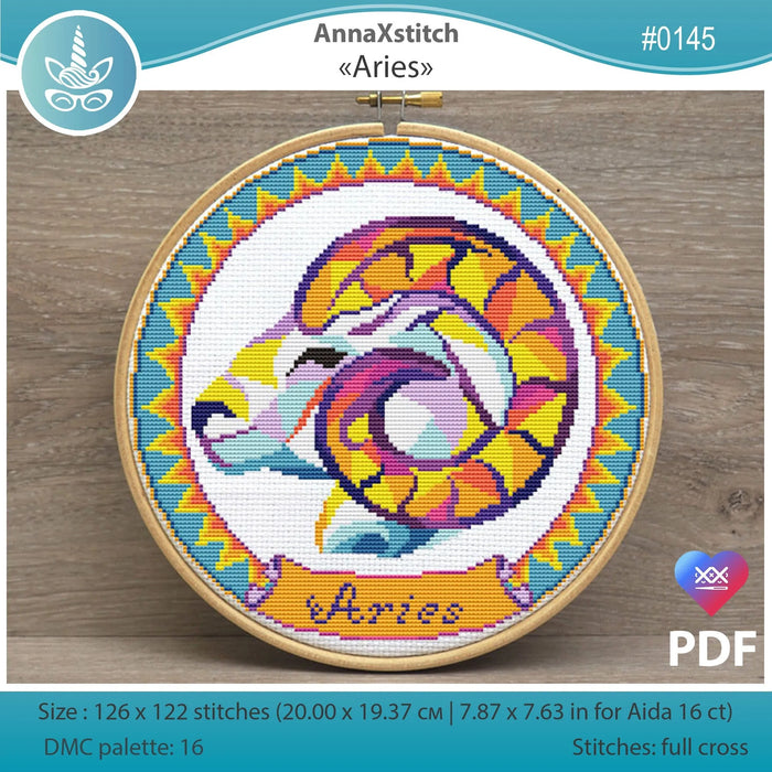 Aries - PDF Cross Stitch Pattern