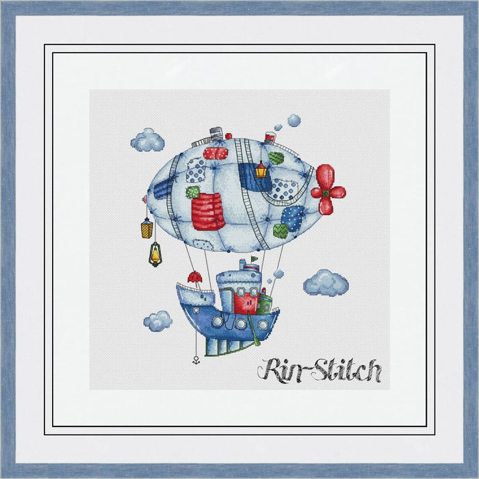 Airship - PDF Cross Stitch Pattern