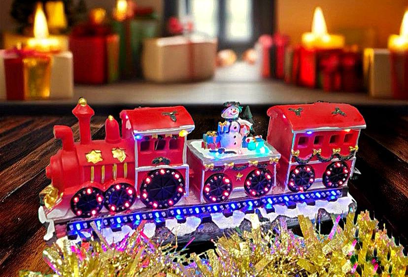 Christmas Train Decoration. Christmas Village F07M3-7-FQ23039