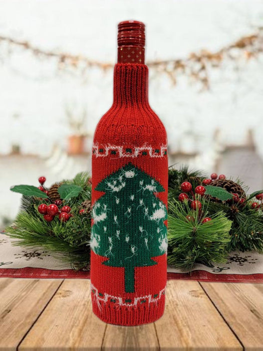 Christmas Tree Bottle Cover F07M5-7E