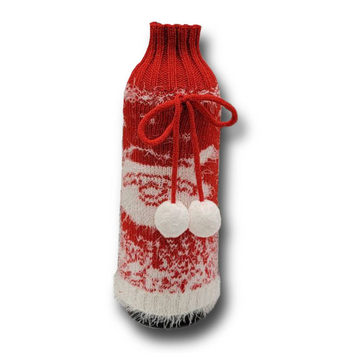 Santa Christmas Bottle Cover F07M5-7I