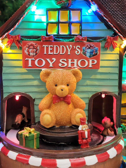 Teddy's Toy Shop Miniature Christmas Village F07M3-20