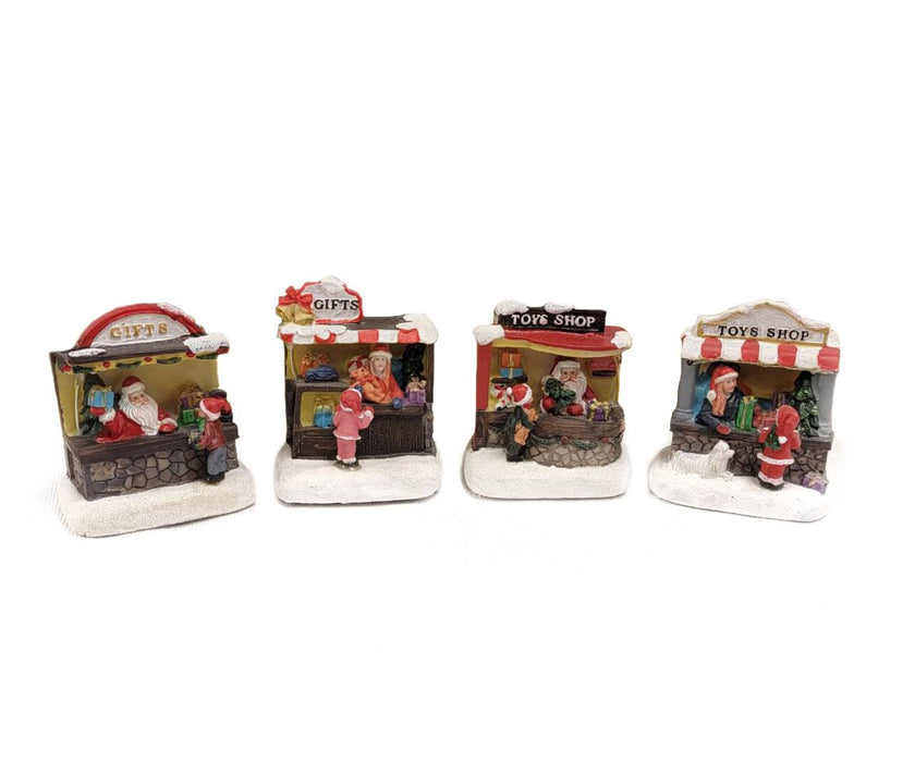 Gift Shop Christmas Miniature. Christmas Village F07M3-30B