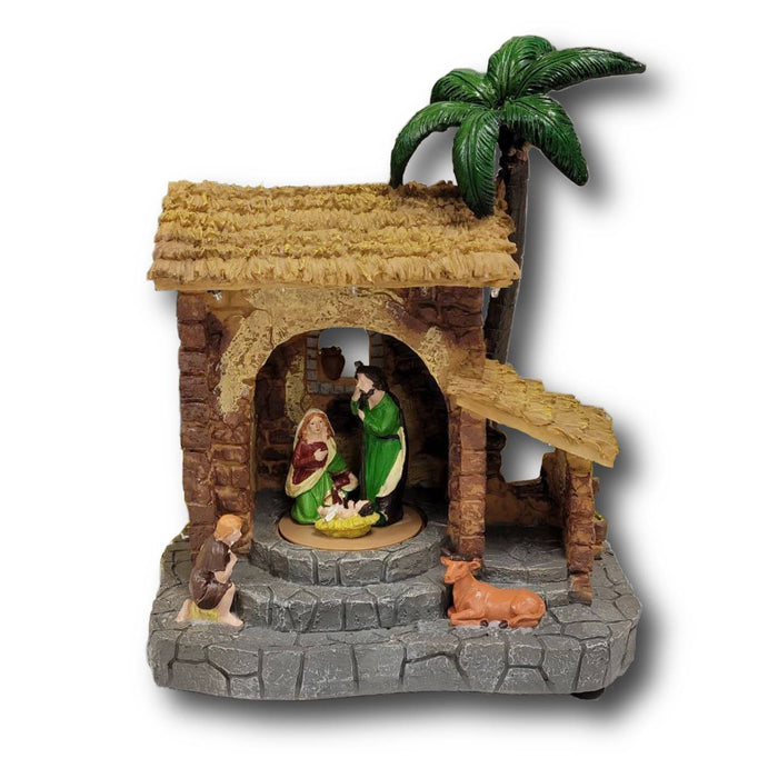 Traditional Nativity Scene Christmas Miniature. Christmas Village F07M4-2