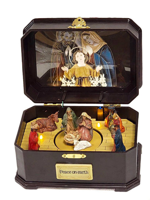 Traditional Nativity Scene Christmas Miniature. Christmas Village F07M4-4