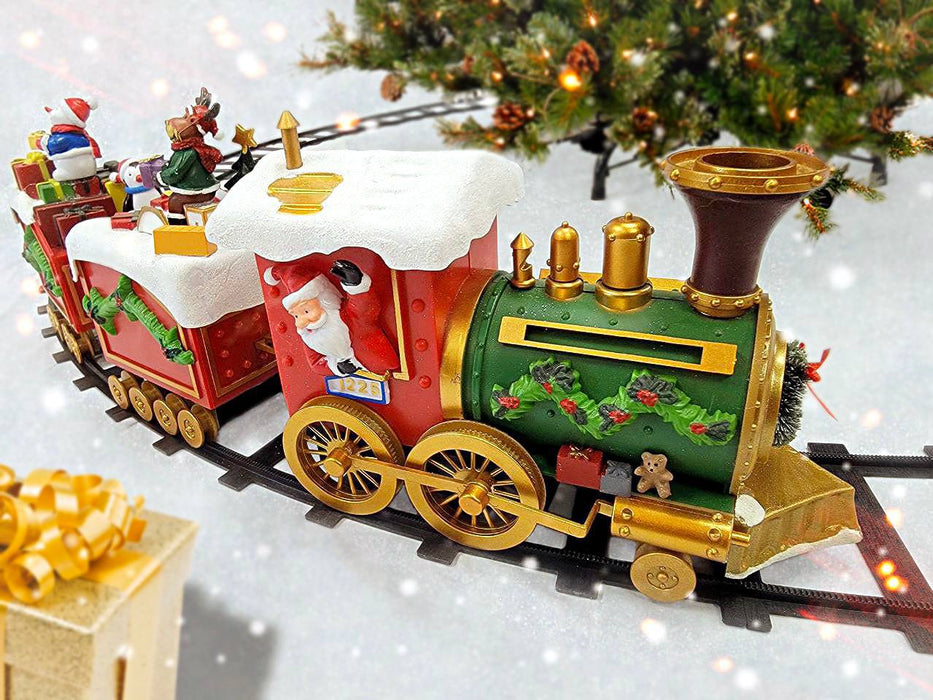 Christmas Train Decoration. Christmas Village F07M4-39-W226