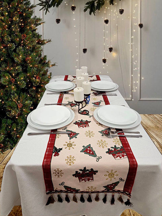 Festive Christmas Presents Table Runner F07M5-10D