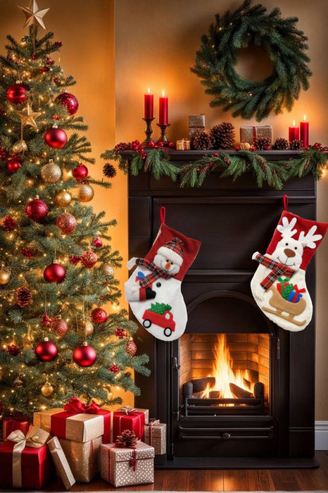 Snowman Christmas Sock F07M5-4 Snowman