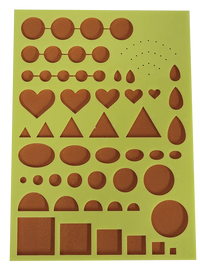 Yellow Quilling Tool Board F07M3-3-yellow