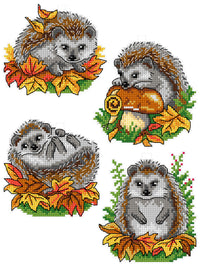 Hedgehogs 202CS Counted Cross-Stitch Kit