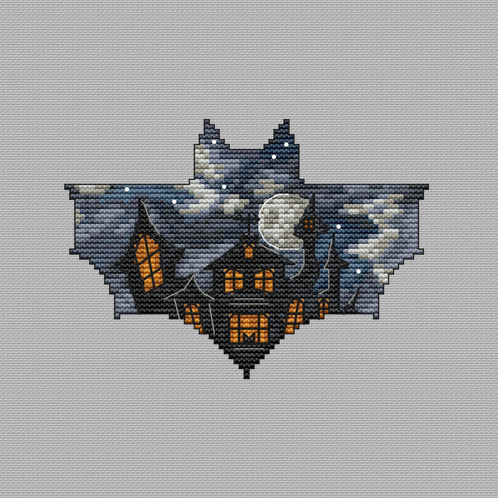 Old castle - PDF Cross Stitch Pattern