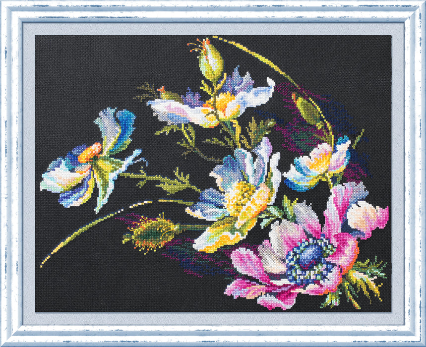 The Secret of Anemones 210-191 Counted Cross-Stitch Kit