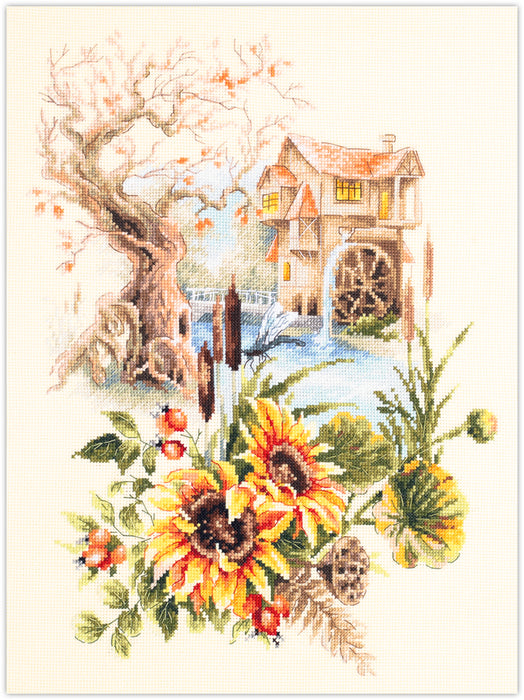 Old Watermill 210-208 Counted Cross-Stitch Kit