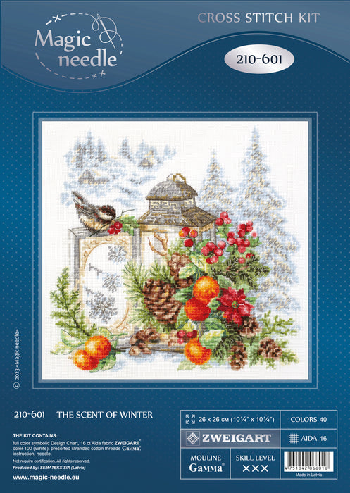 The Scent of Winter 210-601 Counted Cross-Stitch Kit