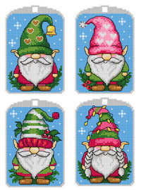 Counted Cross-Stitch Kit Christmas Gnomes 212CS