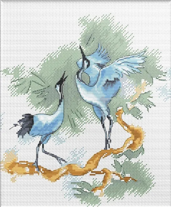 Cranes - PDF Cross Stitch Pattern