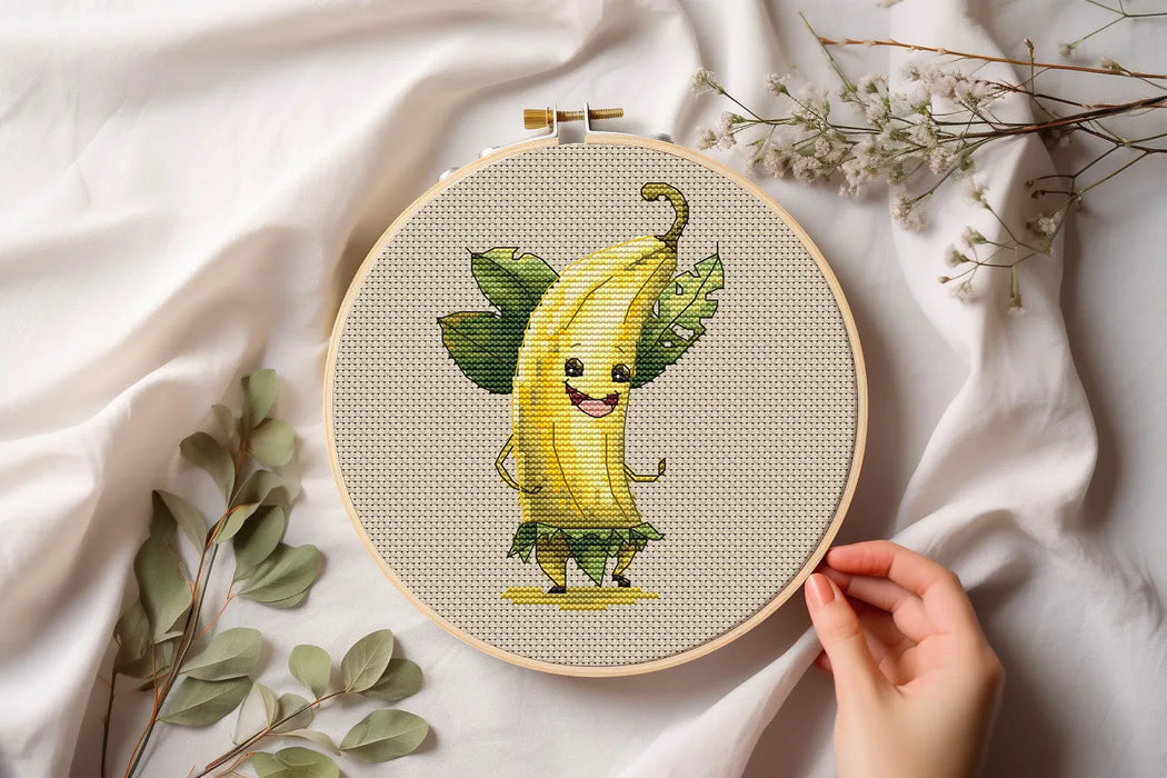 Funny Banana - PDF Cross Stitch Pattern